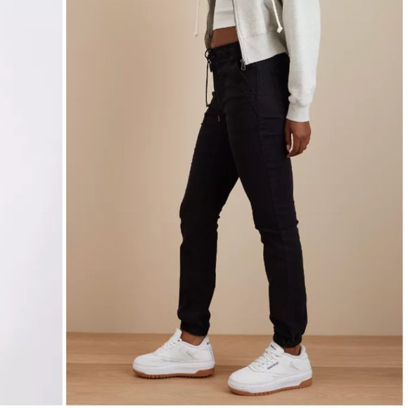 AE Ne(x)t Level High-Waisted Jegging Jogger (BLACK) - Picture 3 of 13